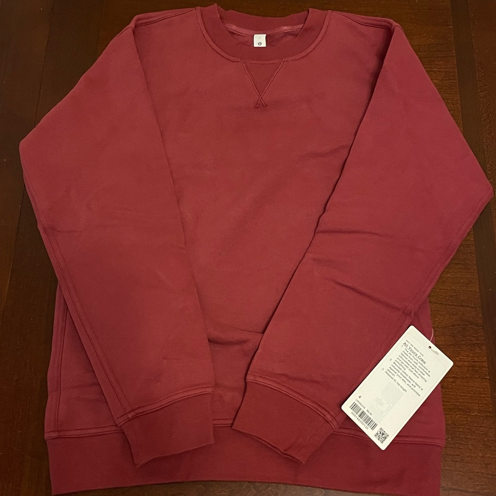 NWT Lululemon All Yours Crew Size 6 BELOW RETAIL